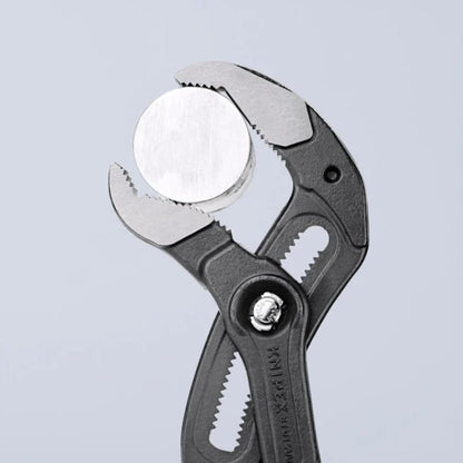 KNIPEX 87 01 400 Pinza de extensión pico de loro Cobra con mangos de plástico pavonada XL 400 mm (16'')