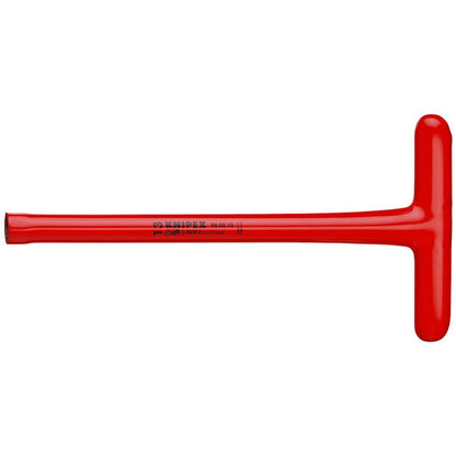 KNIPEX 98 05 13 Llave hexagonal tipo dado aislada 13 mm con mango en forma de T 1000V 300 mm (12'')
