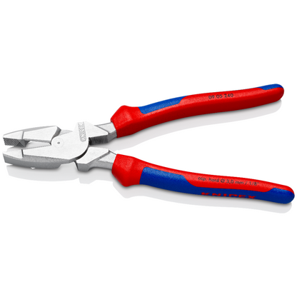 KNIPEX 09 05 240 Pinza de electricista modelo americano con mangos ergonómicos cromada 240 mm (9.5″)
