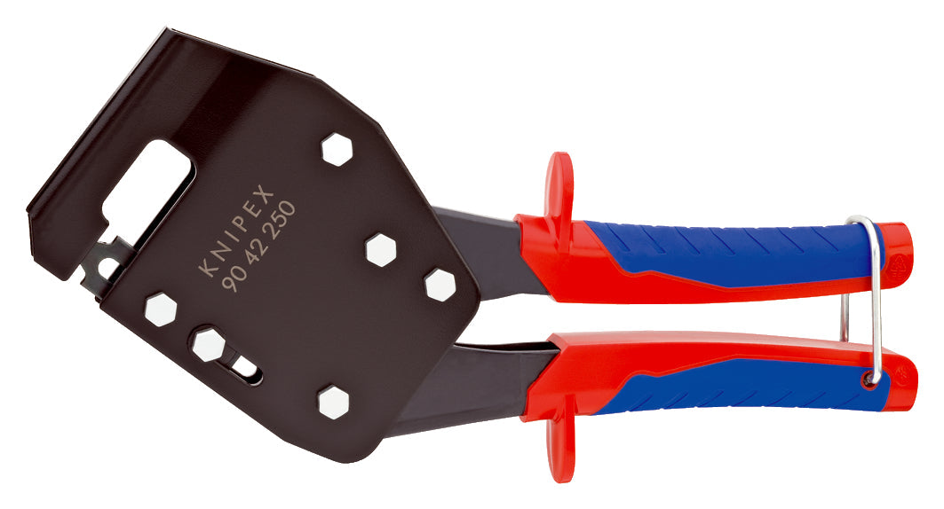 KNIPEX 90 42 250 Pinza para ensamblar perfiles con mangos en dos componentes bruñido 250 mm