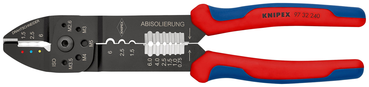 KNIPEX 97 32 240 SB Pinzas para crimpar terminales 240 mm