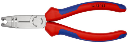 KNIPEX 13 42 165 SB Pinza pelacables multifuncional con mangos ergonómicos pavonada 165 mm (6.5″)