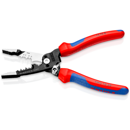 KNIPEX 13 72 8 Pinza pelacables multifunción versión americana con mangos ergonómicos pavonada 200 mm (8″)
