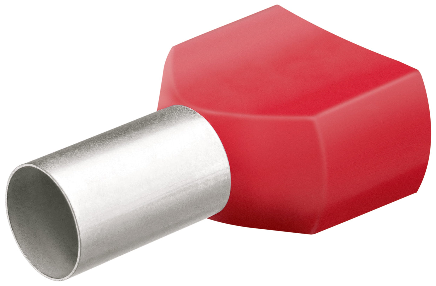 KNIPEX 97 99 372 Terminales aisladas ferrul doble color rojo para cable de 18 AWG (1 mm²) 200 piezas