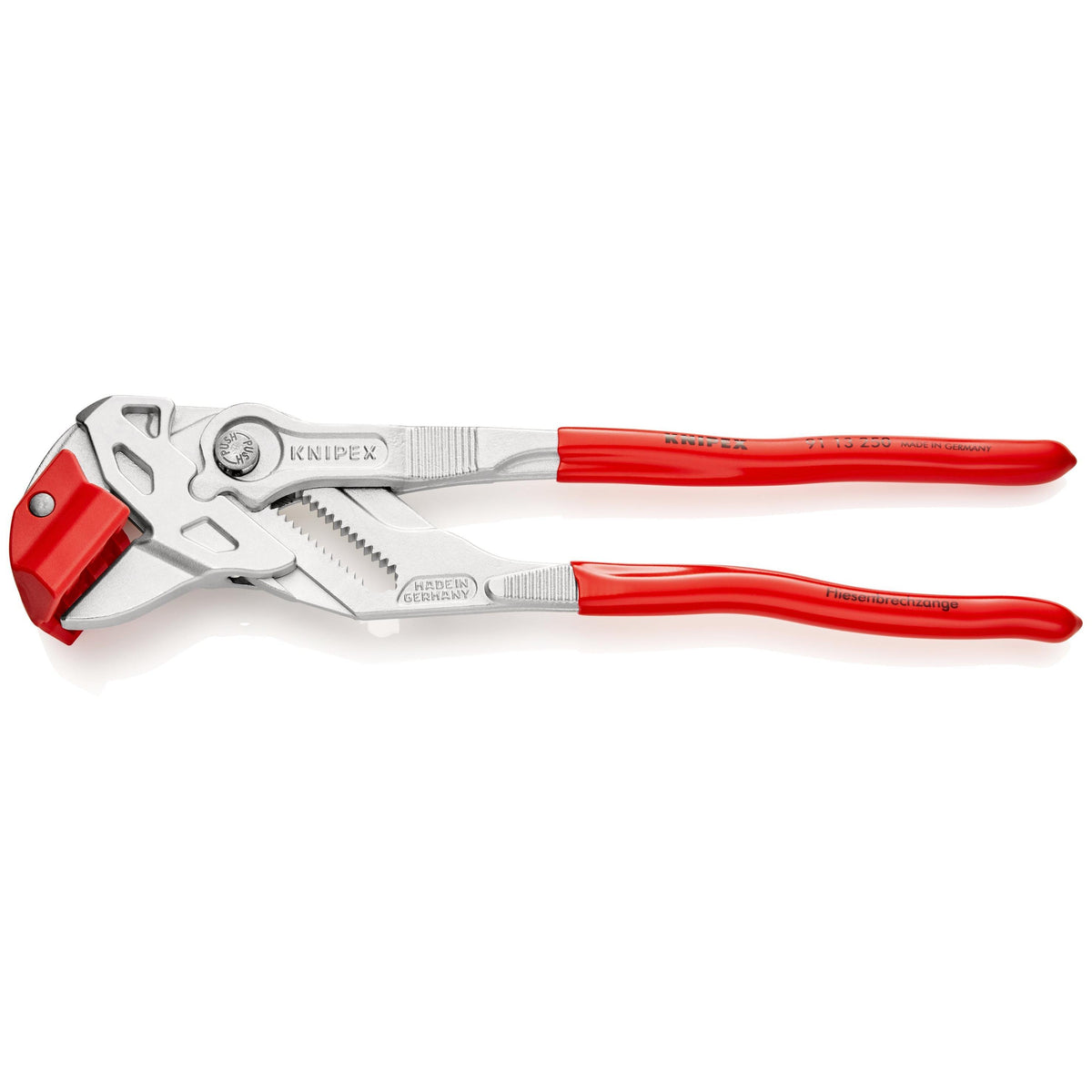 KNIPEX 91 13 250 Pinza corta-baldosas con mangos de plástico cromada 250 mm (10'')