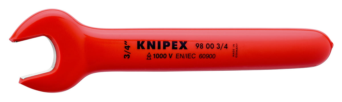 KNIPEX 98 00 3/4″ Llave española aislada 1000V 3/4'' cromada 190 mm (7.5'')