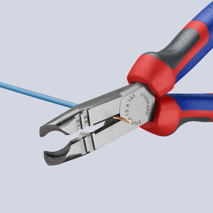 KNIPEX 13 42 165 Pinza pelacables multifuncional con mangos ergonómicos pavonada 165 mm (6.5″)