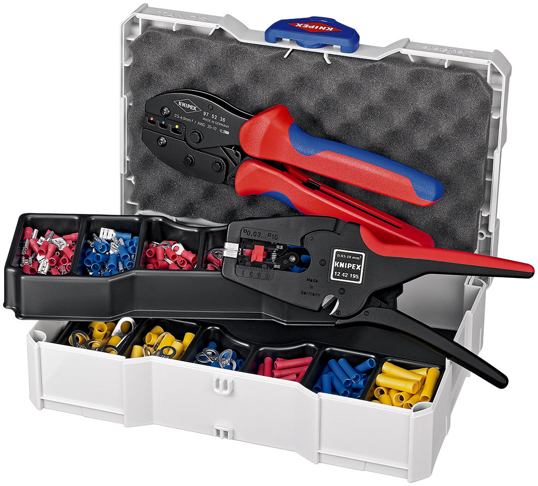 KNIPEX 97 90 22 Surtidos de crimpadoras 12 42 195 y 97 52 36