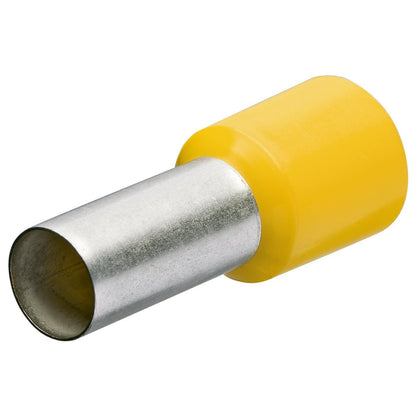 KNIPEX 97 99 339 Terminales aisladas ferrul color amarillo para cable de 4 AWG (25 mm²) 50 piezas
