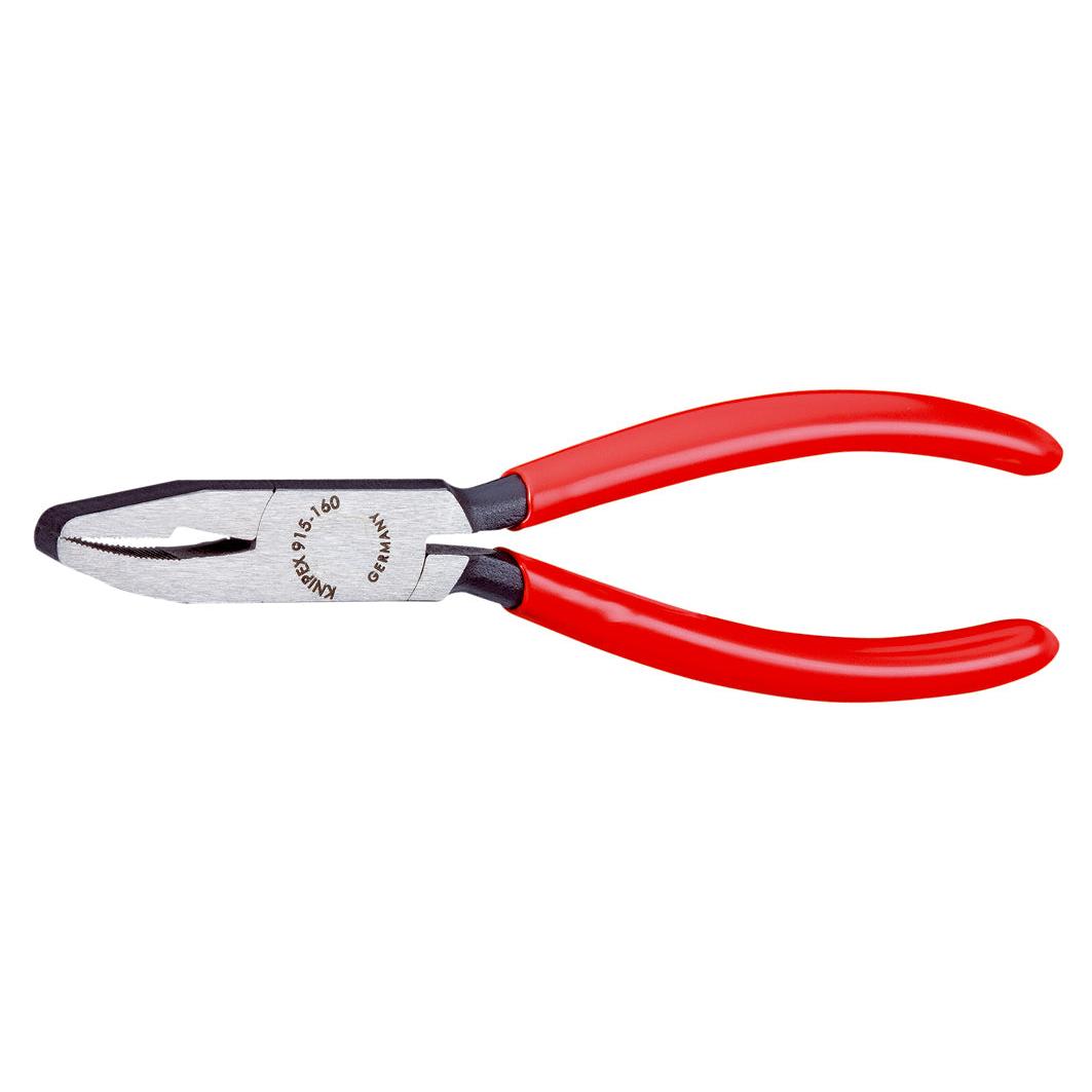 KNIPEX 91 51 160 Pinza para cortar vidrio con mangos de plástico pavonada 160 mm (6'')
