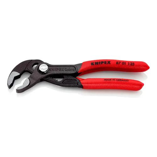 KNIPEX 87 01 125 Pinza de extensión pico de loro Cobra con mangos de plástico pavonada 125 mm (5'')
