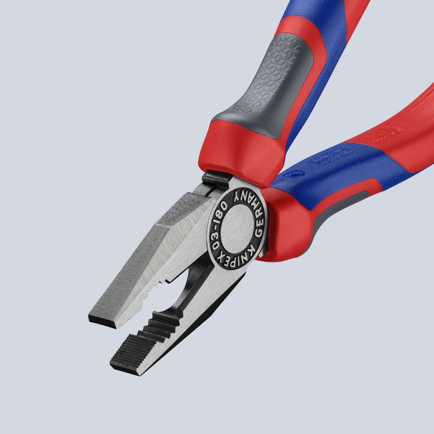 KNIPEX 03 02 180 SB Pinza universal con mangos ergonómicos pavonada 180 mm (7.25″)