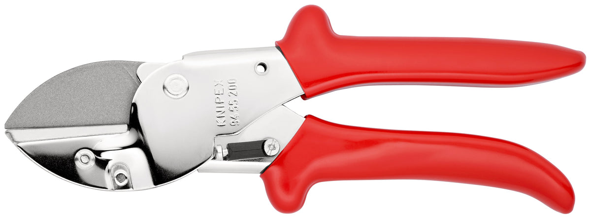 KNIPEX 94 55 200 Tijeras yunque con mangos de plástico cromado 200 mm