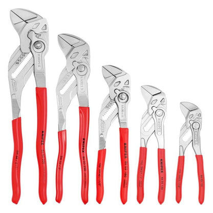 KNIPEX 00 19 55 S4 Juego de pinzas de extensión y llave en una sola herramienta en funda tipo rollo (5 piezas)