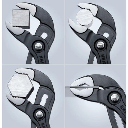 KNIPEX 00 19 55 S5 Juego de pinzas de extensión pico de loro Cobra en funda tipo rollo (5 piezas)