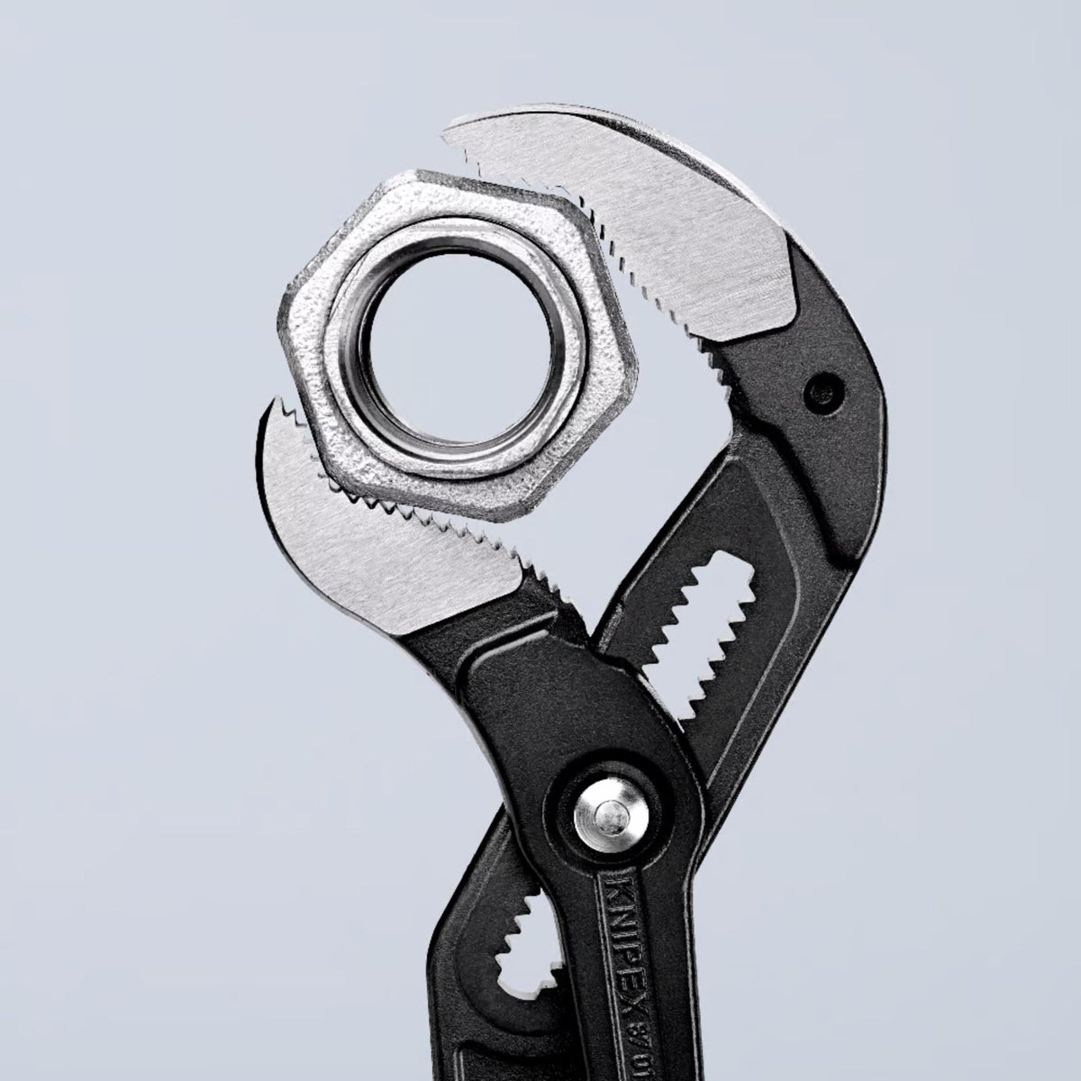 KNIPEX 87 01 560 Pinza de extensión pico de loro Cobra con mangos de plástico pavonada XXL 560 mm (22'')