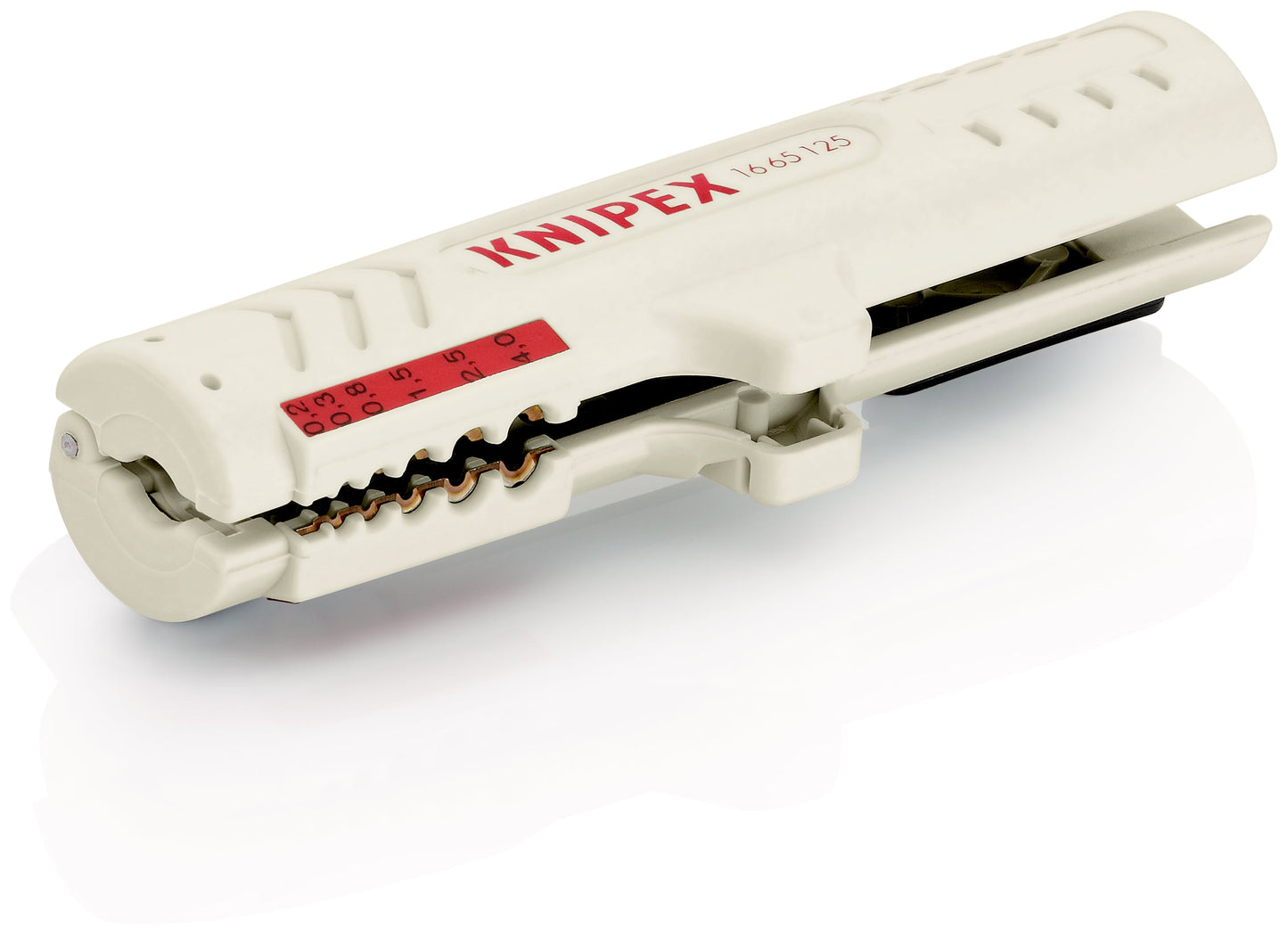 KNIPEX 16 65 125 SB Pelacables para cables de datos de plástico reforzado con fibra de vidrio 125 mm (5″)