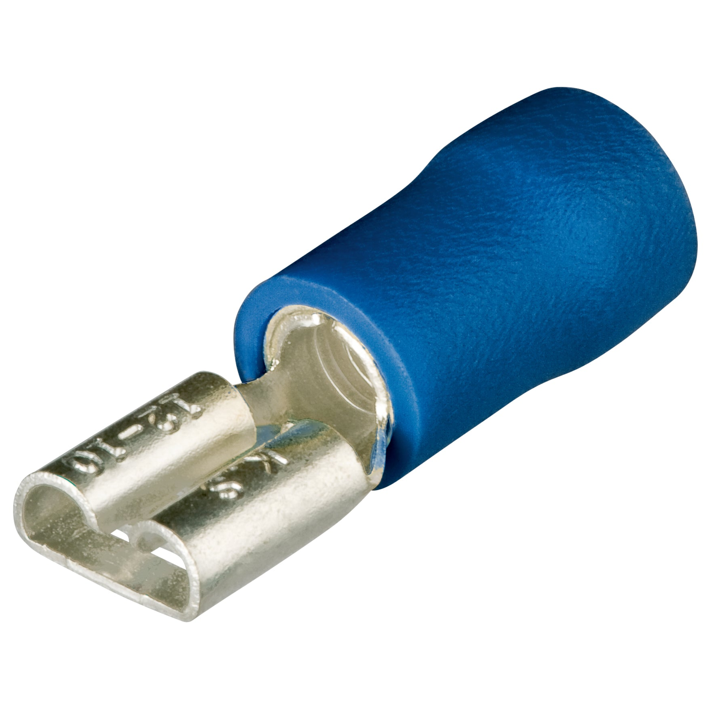 KNIPEX 97 99 030 Terminales aisladas faston hembra color azul para cable de 15-13 AWG (1.5 - 2.5 mm²) 100 piezas