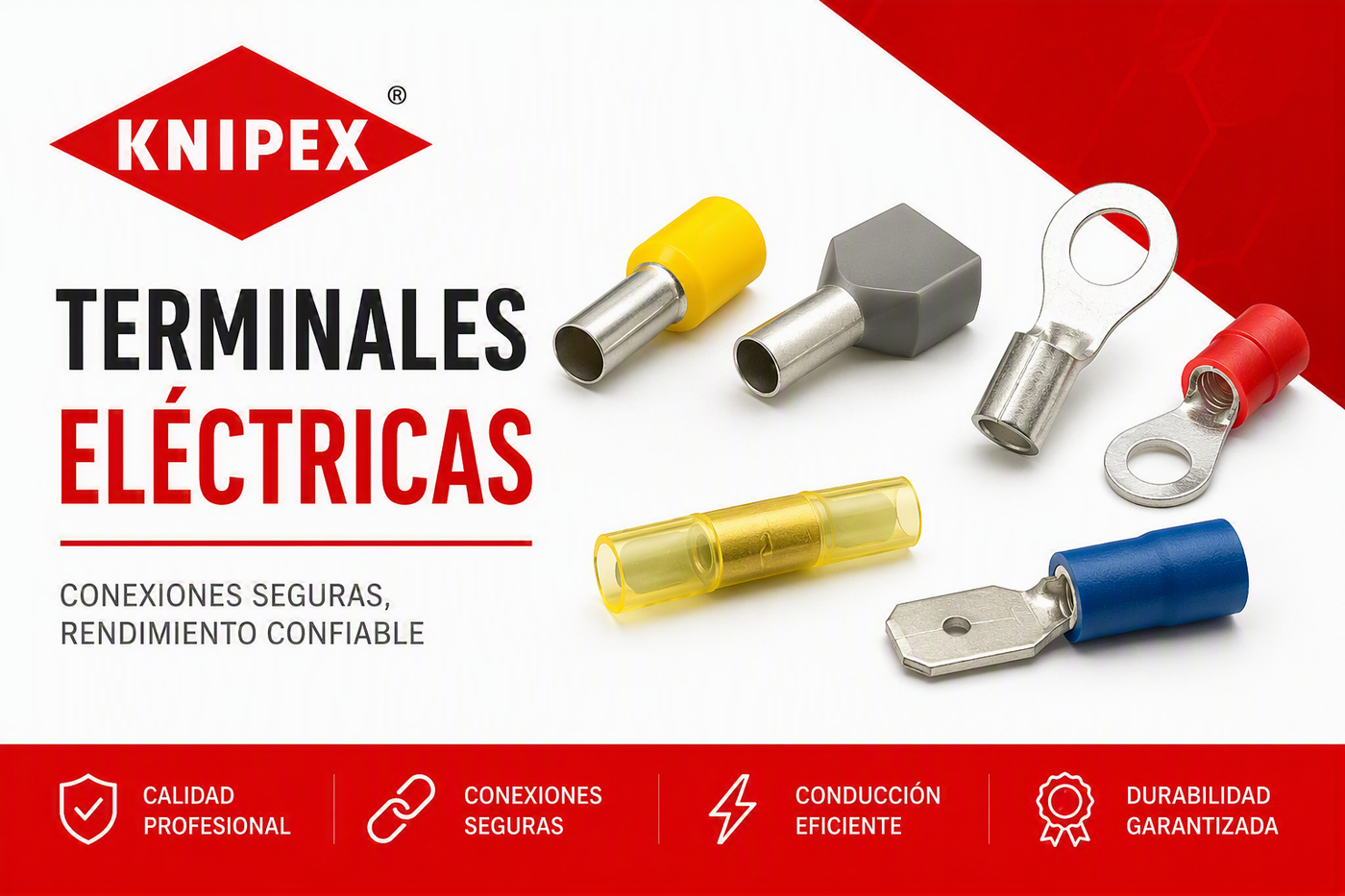 Distintos tipos de terminales eléctricos y sus aplicaciones