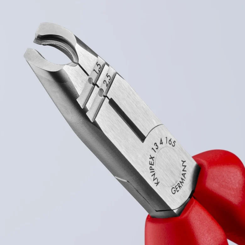 KNIPEX 13 42 165 SB Pinza pelacables multifuncional con mangos ergonómicos pavonada 165 mm (6.5″)