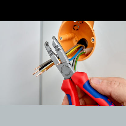 KNIPEX 13 42 165 SB Pinza pelacables multifuncional con mangos ergonómicos pavonada 165 mm (6.5″)