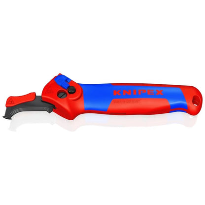 KNIPEX 16 50 145 SB Navaja pelacables con carraca con mango ergonómico 145 mm (5.75″)