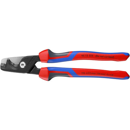 KNIPEX 95 12 225 Cortacables con corte escalonado StepCut XL 232 mm (9″)