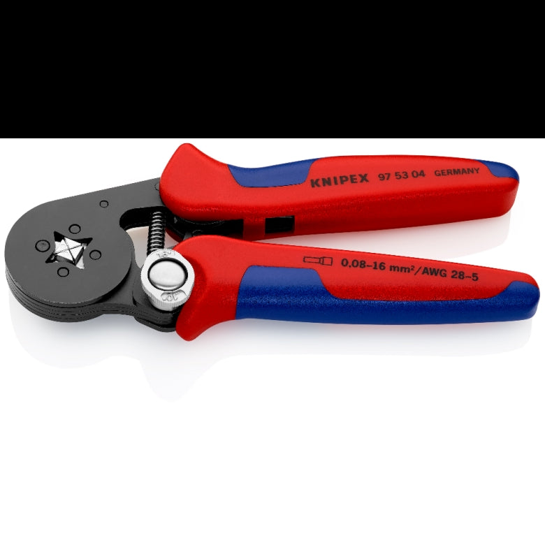 KNIPEX 97 90 09 Pinza crimpadora con surtido de punteras