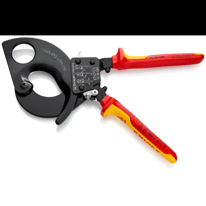 KNIPEX 95 36 280 Cortacables aislado (tipo matraca) 280 mm