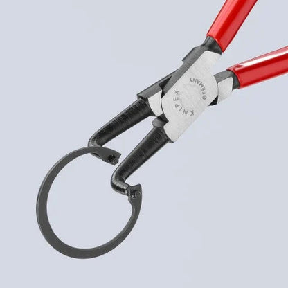 KNIPEX 44 21 J31 Pinza para anillos de retención interiores con puntas ángulo 90° con mangos de plástico pavonada 215 mm (8.5'')