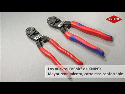 KNIPEX 71 22 200 Cortapernos compacto CoBolt con ángulo de 20º 200 mm