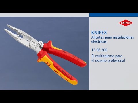 KNIPEX Pinzas de Electricista 9-1/2 - Pinzas para Electricista y Herrero -  348KX4