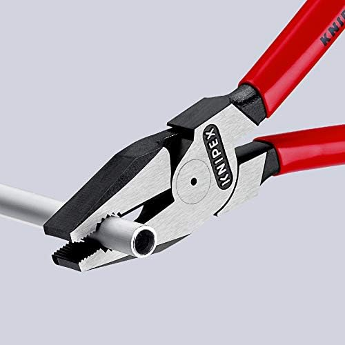 KNIPEX 02 02 225 SB Pinza universal de alta palanca con mangos ergonómicos pavonada 225 mm (9″)