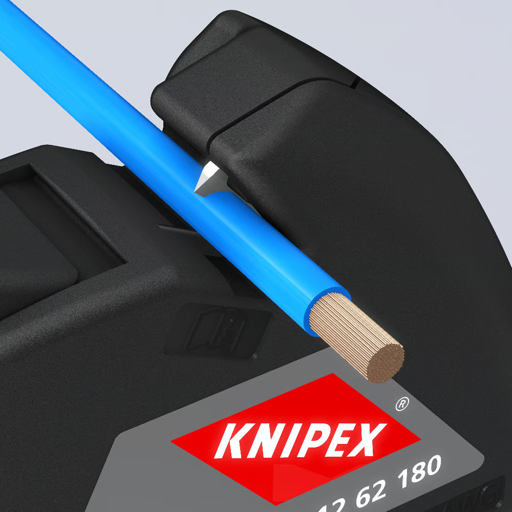 KNIPEX 12 62 180 Pinza pelacables automática ComStrip 24-10 AWG 180 mm (7.25″)