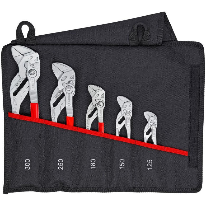 KNIPEX 00 19 55 S4 Kit de pinzas de extensión y llave en una de 5 piezas en funda