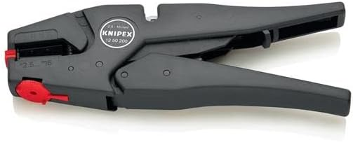 KNIPEX 12 50 200 Pinza pelacables autoajustable 14-6 AWG 200 mm (8″)