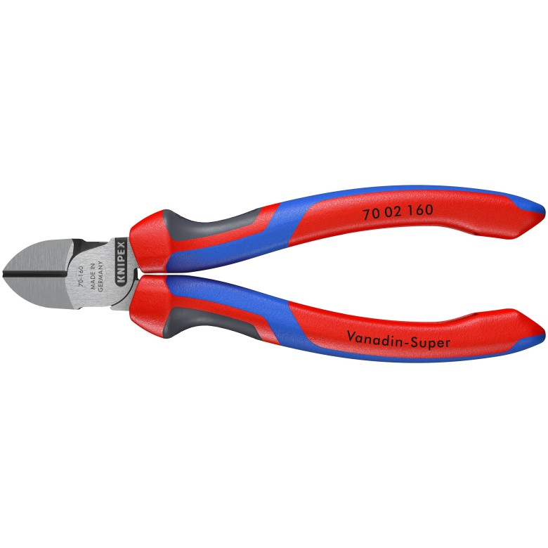 KNIPEX 70 02 160 SB Pinzas de corte diagonal 160 mm (6.25″)