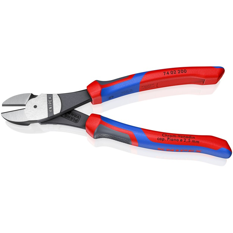 KNIPEX 74 02 200 SB Pinzas de corte diagonal 200 mm