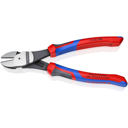 KNIPEX 74 02 200 SB Pinzas de corte diagonal 200 mm