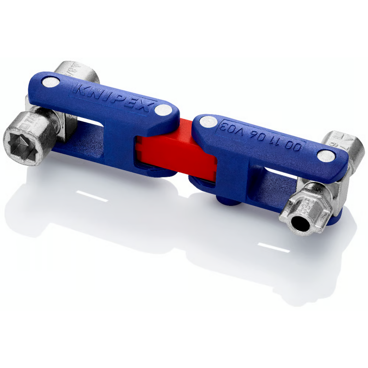 KNIPEX 00 11 06 V03 Llave para gabinete de control DoubleJoint 62 mm (2.5″)