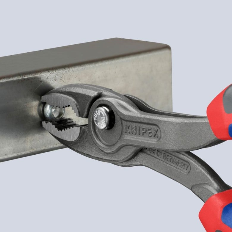 KNIPEX 82 02 200 Pinza de agarre frontal autoajustable TwinGrip 200 mm