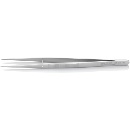 KNIPEX 92 22 35 Pinza de precisión de punta fina con pasador 155 mm (6″)