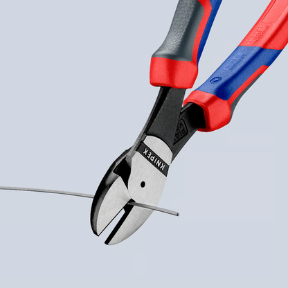 KNIPEX 74 02 200 SB Pinzas de corte diagonal 200 mm