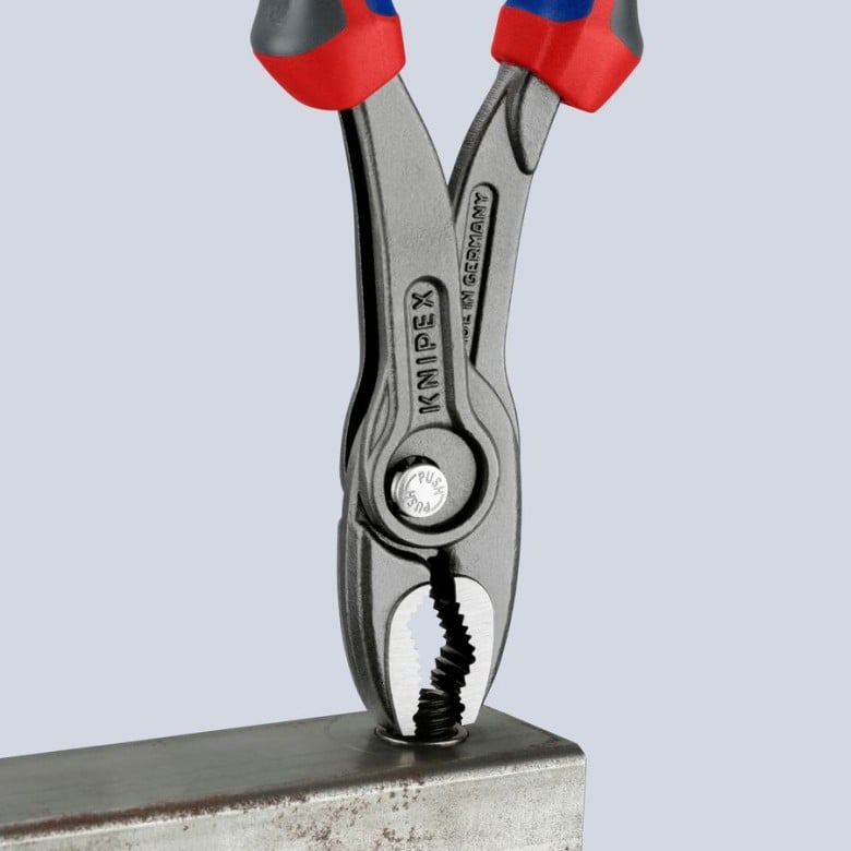 KNIPEX 82 02 200 Pinza de agarre frontal autoajustable TwinGrip 200 mm