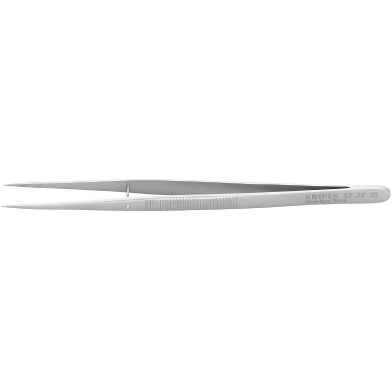 KNIPEX 92 22 35 Pinza de precisión de punta fina con pasador 155 mm (6″)