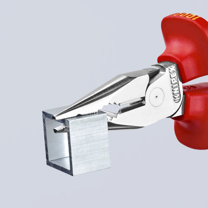KNIPEX 08 26 145 SB Pinza aislada universal de punta fina con mangos ergonómicos 1000V cromada 145 mm (5.75″)