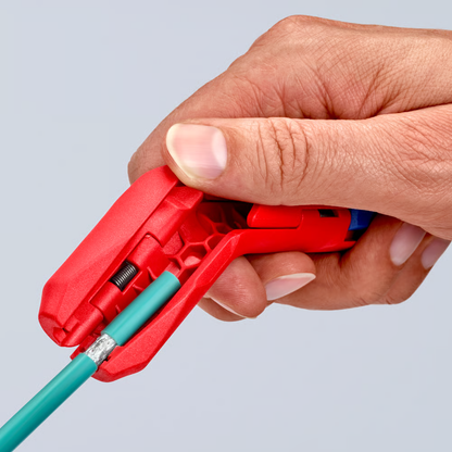KNIPEX 16 95 01 SB Pelacables universal para diestros ErgoStrip de plástico reforzado con fibra de vidrio 135 mm (5.25'')