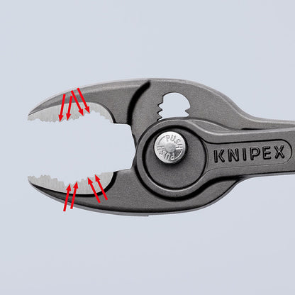 KNIPEX 82 01 200 Pinza de agarre frontal TwinGrip 200 mm