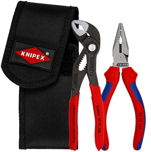 KNIPEX 00 20 72 V06 Kit de pinzas mini en portaherramientas para el cinturón 2 piezas