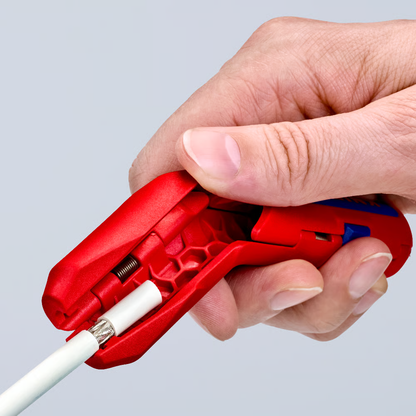 KNIPEX 16 95 01 SB Pelacables universal para diestros ErgoStrip de plástico reforzado con fibra de vidrio 135 mm (5.25'')